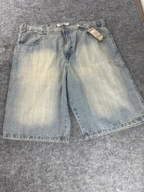 Vintage Dodeca Jeans Shorts Mens 48 Blue Capri Pants Faded A1